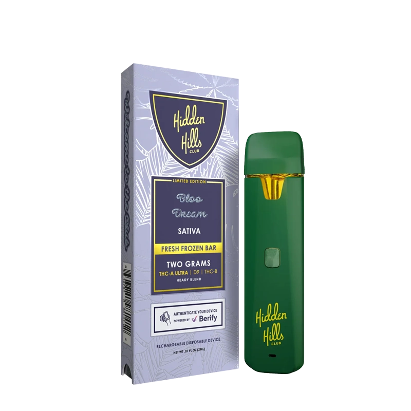 Hidden Hills THCA Ultra Disposable Vape Device 2 Gram