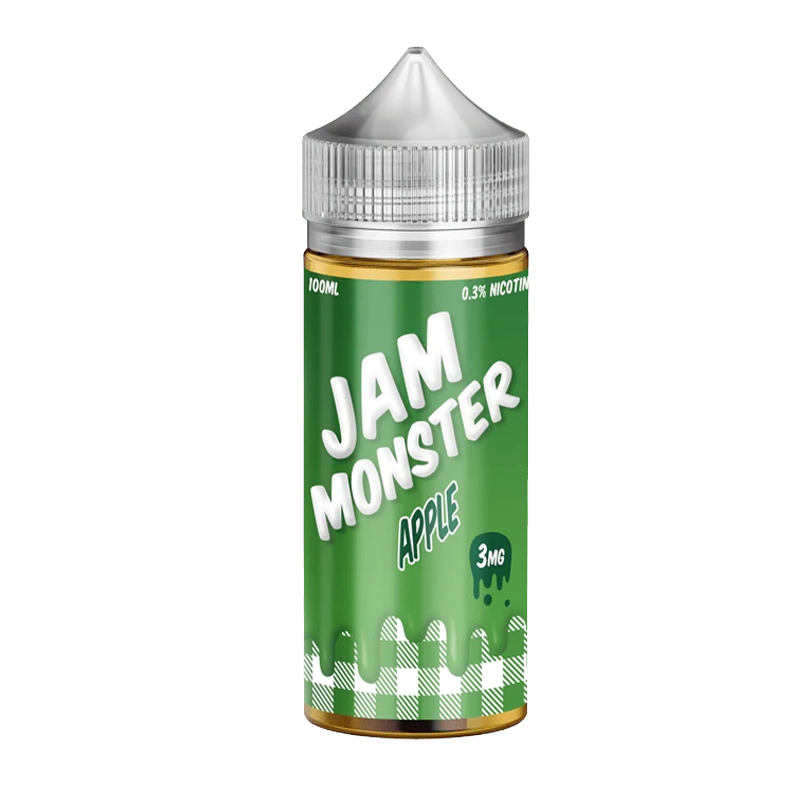 Jam Monster Apple 100mL e-liquid bottle