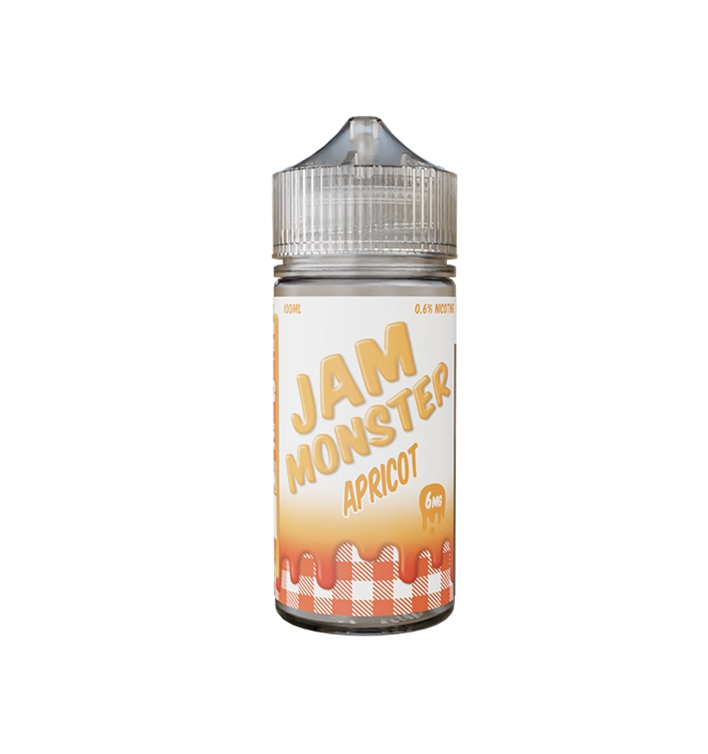 Jam Monster Apricot 100mL vape juice bottle