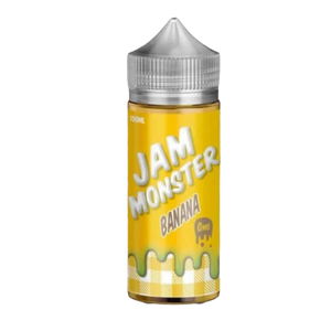 Jam Monster Banana 100mL e-liquid bottle