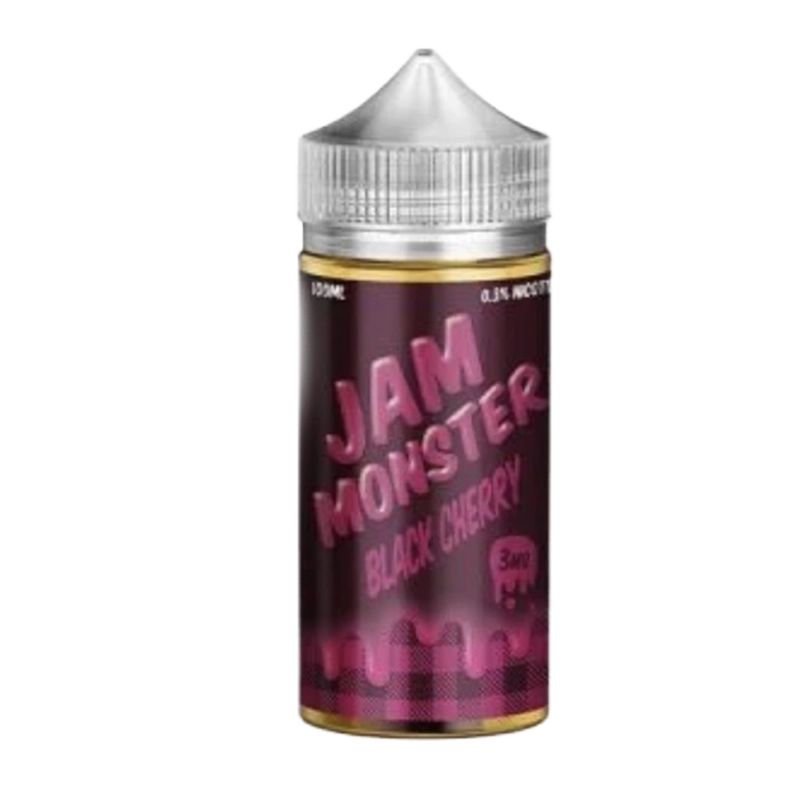 Jam Monster Black Cherry 100mL e-liquid bottle