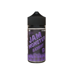 Jam Monster Blackberry 100mL vape juice bottle