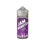 Jam Monster Grape 100mL vape juice bottle with sweet grape and creamy bakery flavor