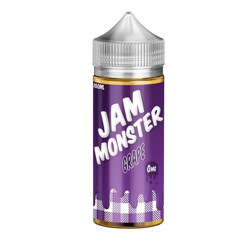 Jam Monster Grape 100mL e-liquid bottle