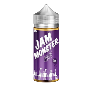 Jam Monster Grape 100mL e-liquid bottle