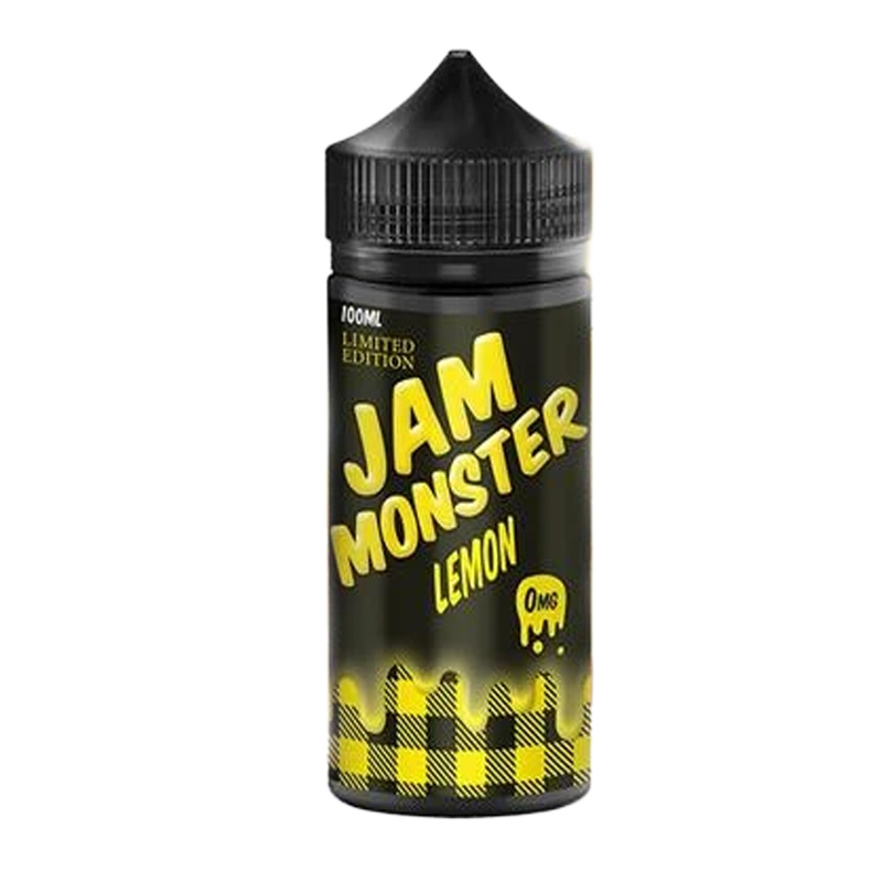 Jam Monster Lemon Limited Edition 100mL e-liquid bottle
