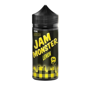 Jam Monster Lemon Limited Edition 100mL e-liquid bottle