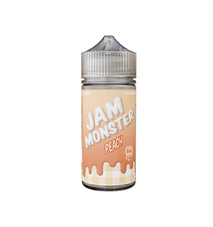 Jam Monster Peach 100mL vape juice bottle