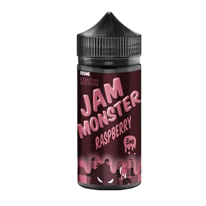 Jam Monster Raspberry Limited Edition 100mL e-liquid bottle