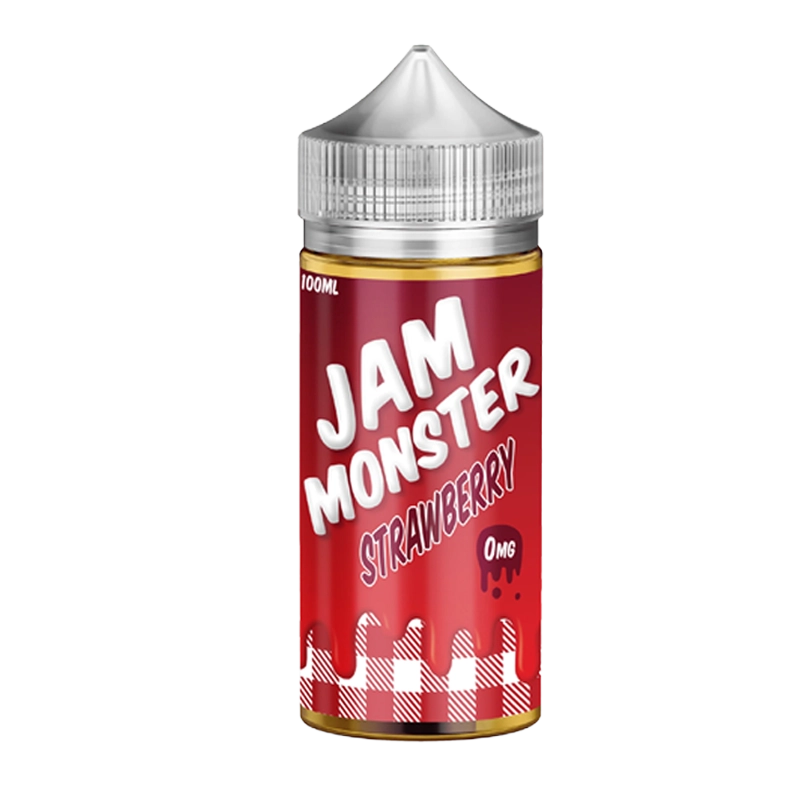 Jam Monster Strawberry 100mL e-liquid bottle