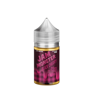 Jam Monster Black Cherry 30mL salt nicotine e-liquid bottle