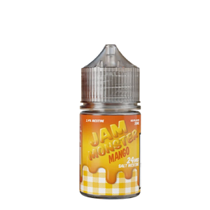 Jam Monster Mango 30mL salt nicotine e-liquid bottle