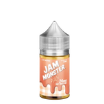 Jam Monster Peach 30mL salt nicotine e-liquid bottle