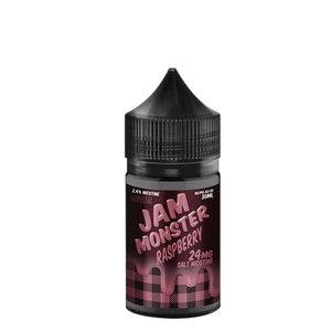 Jam Monster Raspberry Limited Edition 30mL salt nicotine e-liquid bottle