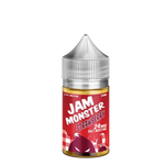 Jam Monster Strawberry 30mL salt nicotine e-liquid bottle