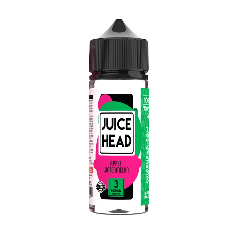 Juice Head Apple Watermelon 100mL e-liquid bottle