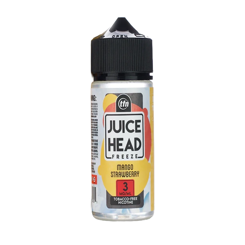 Juice Head Mango Strawberry Freeze 100mL e-liquid bottle