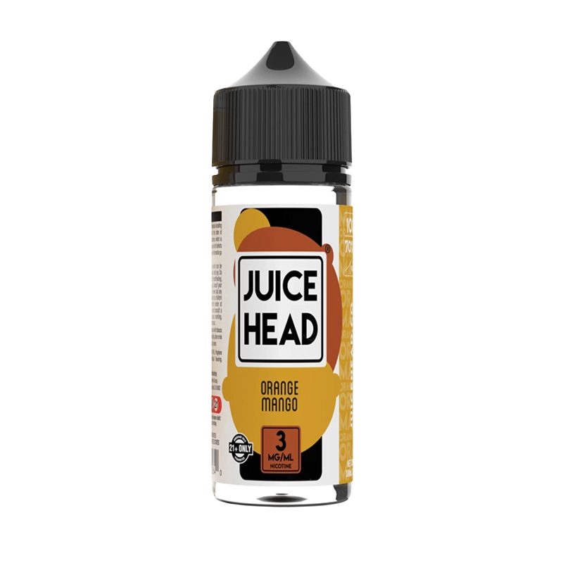 Juice Head Orange Mango 100mL e-liquid bottle