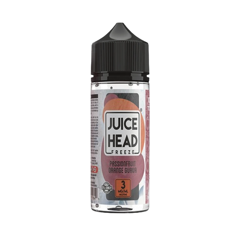 Juice Head Passionfruit Orange Guava Freeze 100mL e-liquid bottle