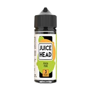 Juice Head Peach Pear 100mL e-liquid bottle
