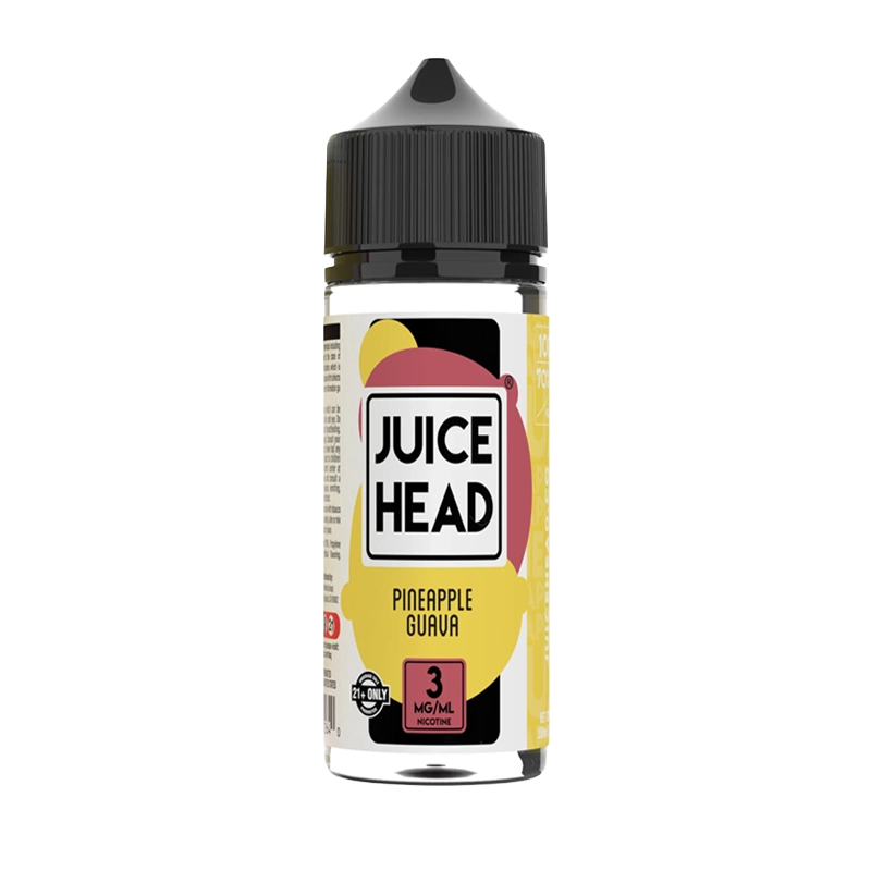 Juice Head Pineapple Guava 100mL e-liquid bottle