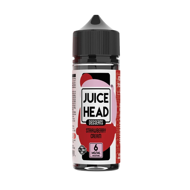 Juice Head E-Liquid - Strawberry Cream (Desserts) 100mL