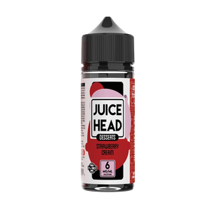 Juice Head E-Liquid - Strawberry Cream (Desserts) 100mL