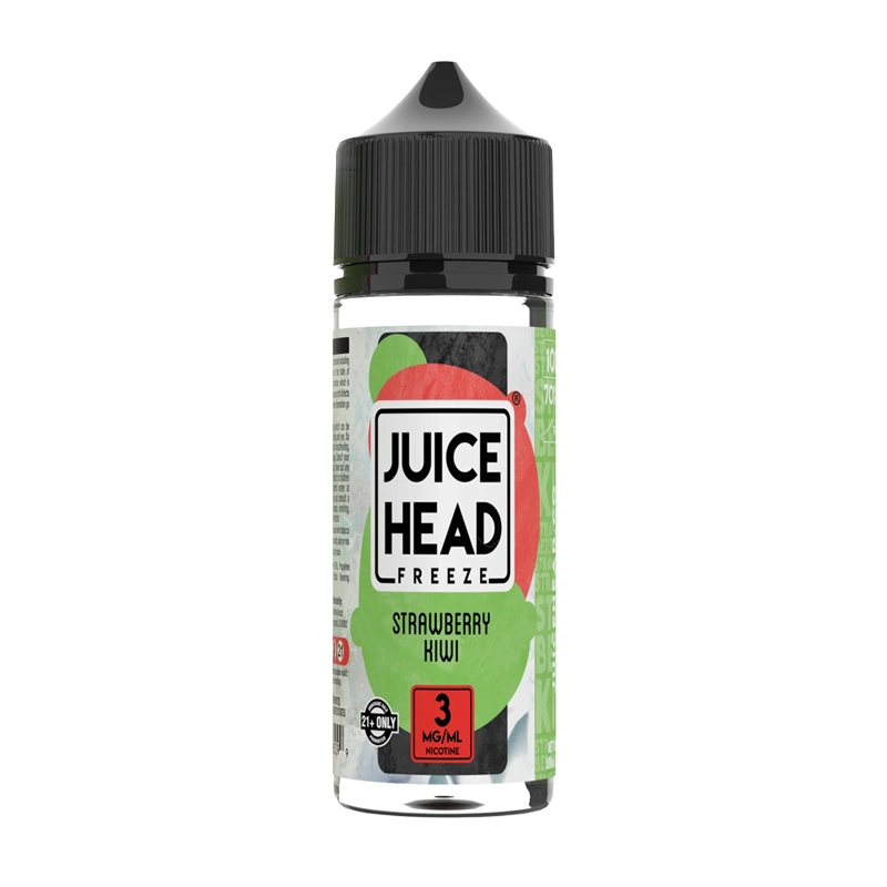 Juice Head Strawberry Kiwi Freeze 100mL e-liquid bottle