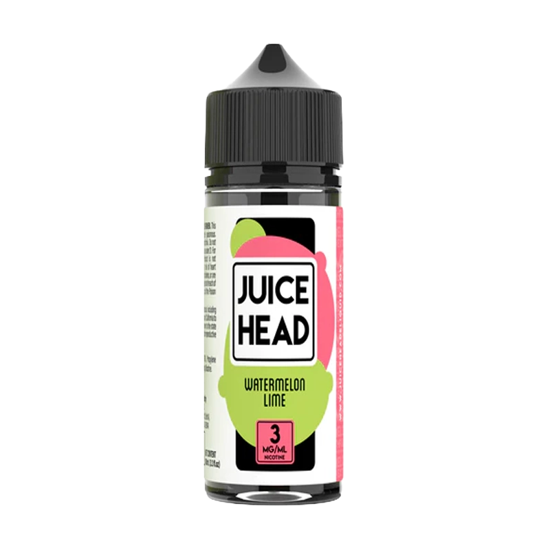 Juice Head Watermelon Lime 100mL e-liquid bottle