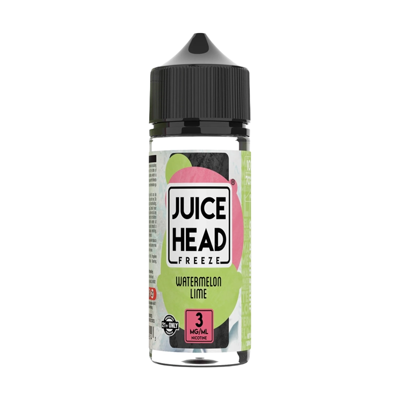 Juice Head Watermelon Lime Freeze 100mL e-liquid bottle