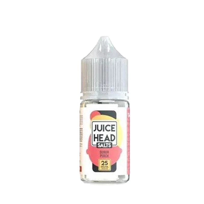 Juice Head Guava Peach 30mL salt nicotine e-liquid bottle