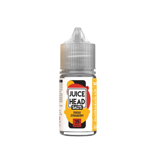 Juice Head Mango Strawberry 30mL salt nicotine e-liquid bottle