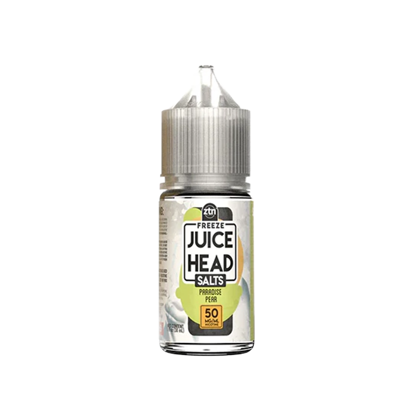 Juice Head Paradise Pear Freeze 30mL salt nicotine e-liquid bottle