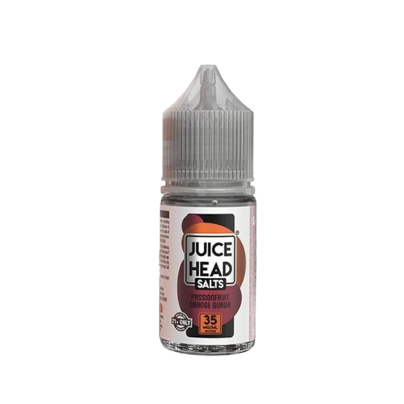 Juice Head Passionfruit Orange Guava 30mL salt nicotine e-liquid bottle