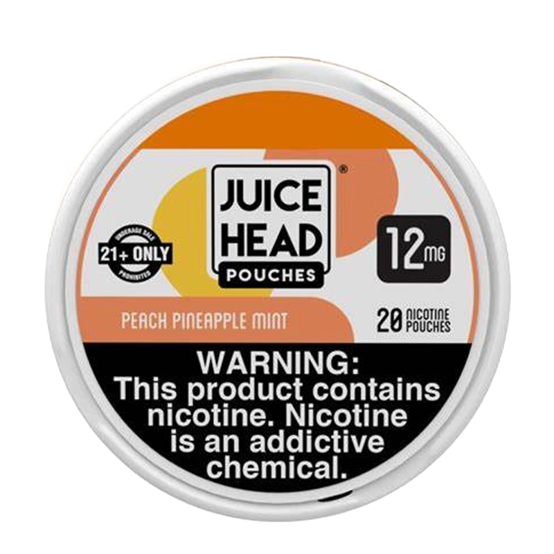 Juice Head Nicotine Pouches - Peach Pineapple Mint - Vape Demand