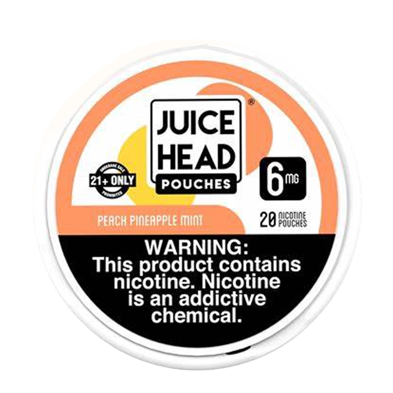 Juice Head Nicotine Pouches - Peach Pineapple Mint - Vape Demand