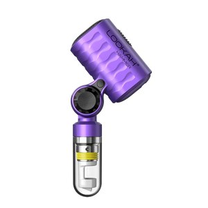 Lookah Hammer E-Nail - sleek hammer-shaped device with LED digital screen and ceramic cup atomizer for 14mm dab rigs