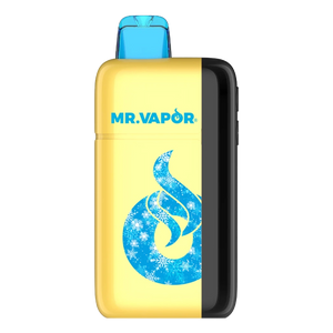 Mr. Vapor Arctic Disposable Vape device in frosty packaging, showcasing its sleek design.