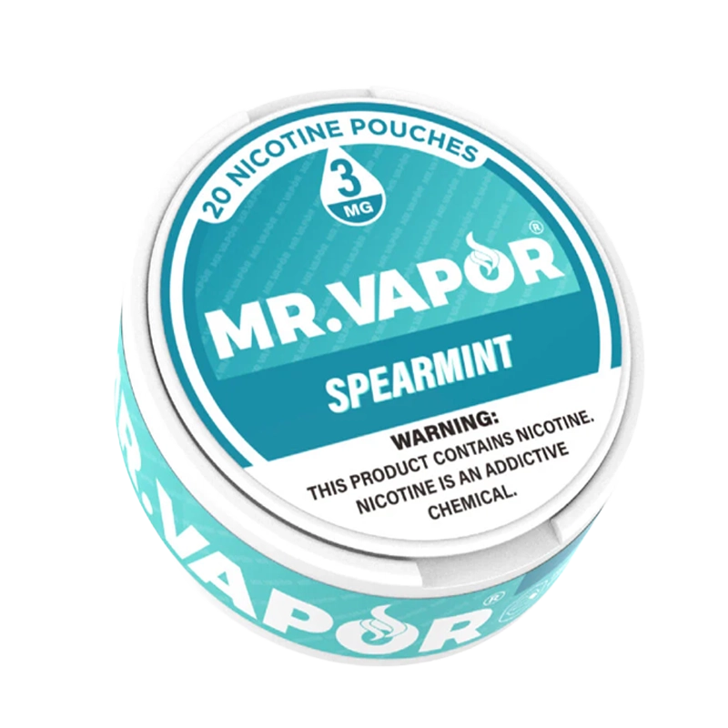 Mr. Vapor Nicotine Pouches - Spearmint - Vape Demand