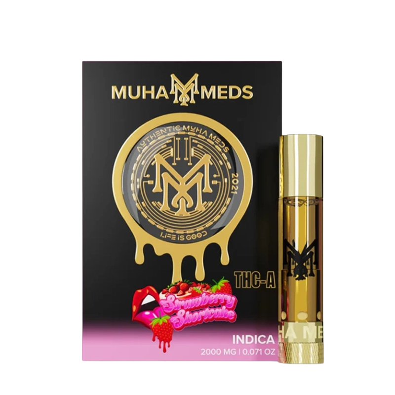 Muha Meds THCA Cartridge 2G cannabis vape cartridge