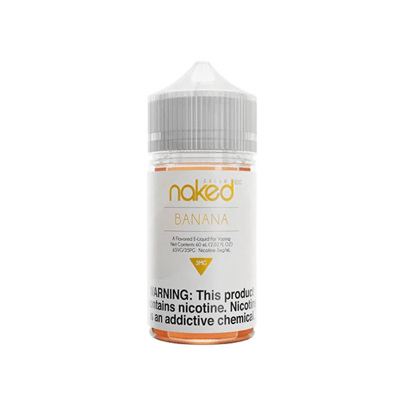 Naked 100 Banana Cream 60ml – Creamy banana dessert vape flavor