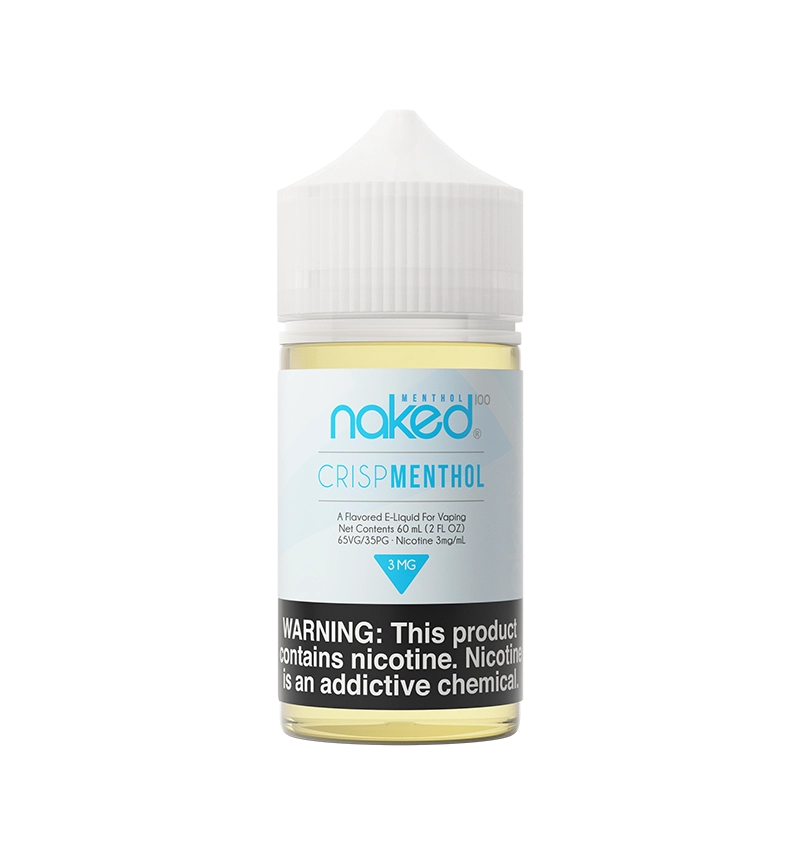 Naked 100 Crisp Menthol 60mL vape juice bottle