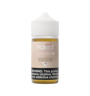 Naked 100 Cuban Blend 60mL vape juice bottle