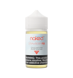 Naked 100 Strawberry POM 60mL vape juice bottle