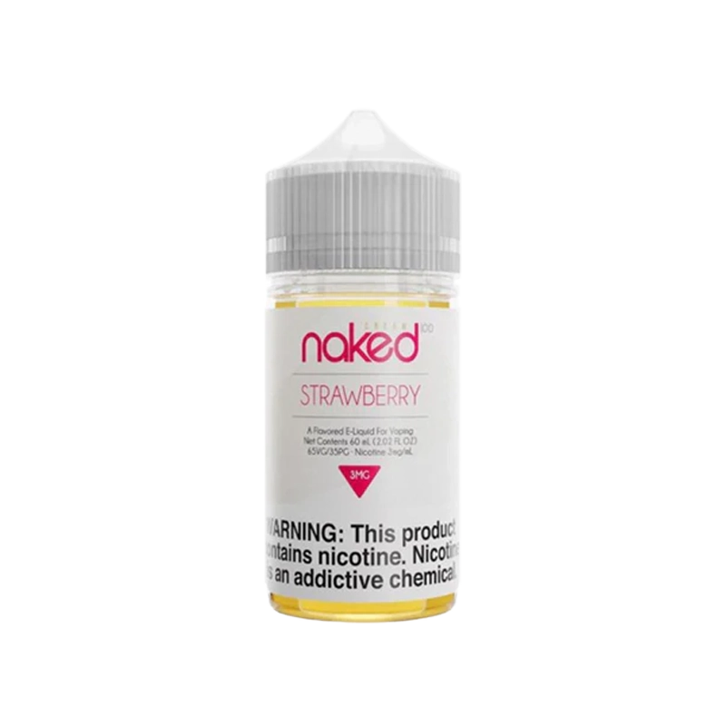 Naked 100 Strawberry Cream 60ml – Smooth strawberry & cream vape