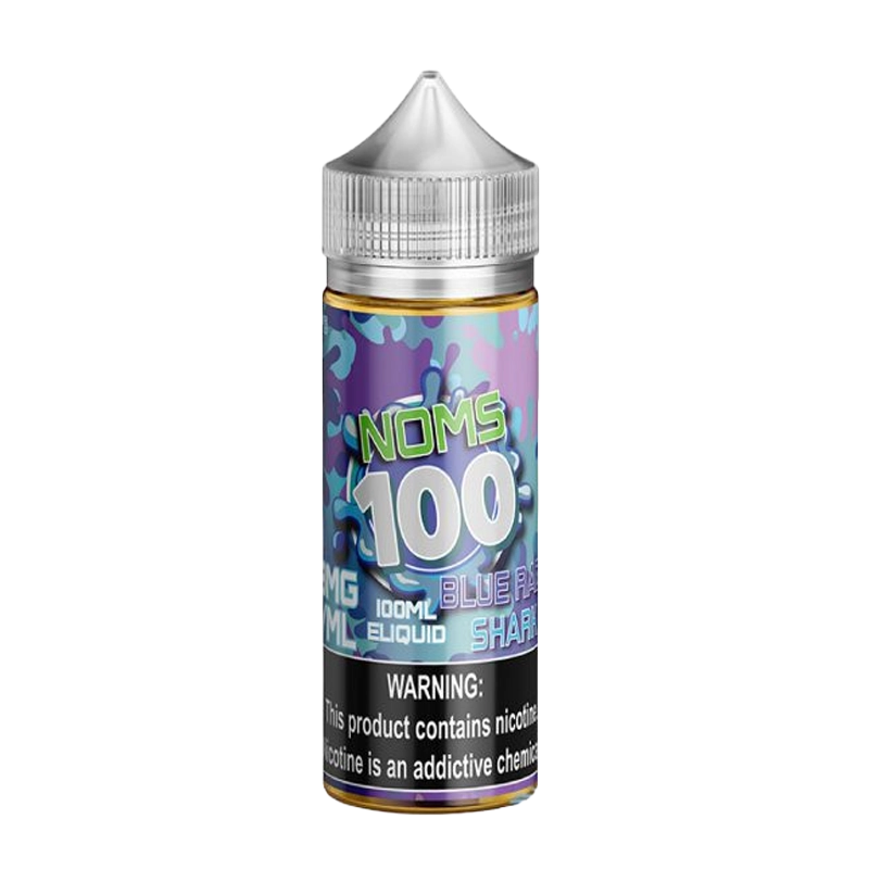 Noms 100 Blue Razz Shark 100mL e-liquid bottle