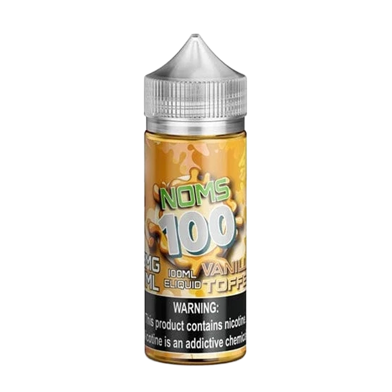 Noms 100 Vanilla Toffee 100mL e-liquid bottle