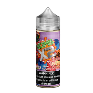 Noms X2 Blueberry Papaya Strawberry 120mL e-liquid bottle