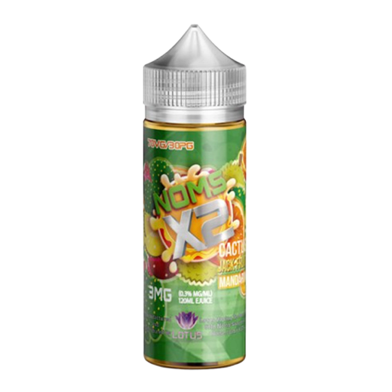 Noms X2 Cactus Jackfruit Mandarin 120mL e-liquid bottle