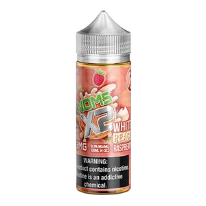 Noms X2 White Peach Raspberry 120mL e-liquid bottle